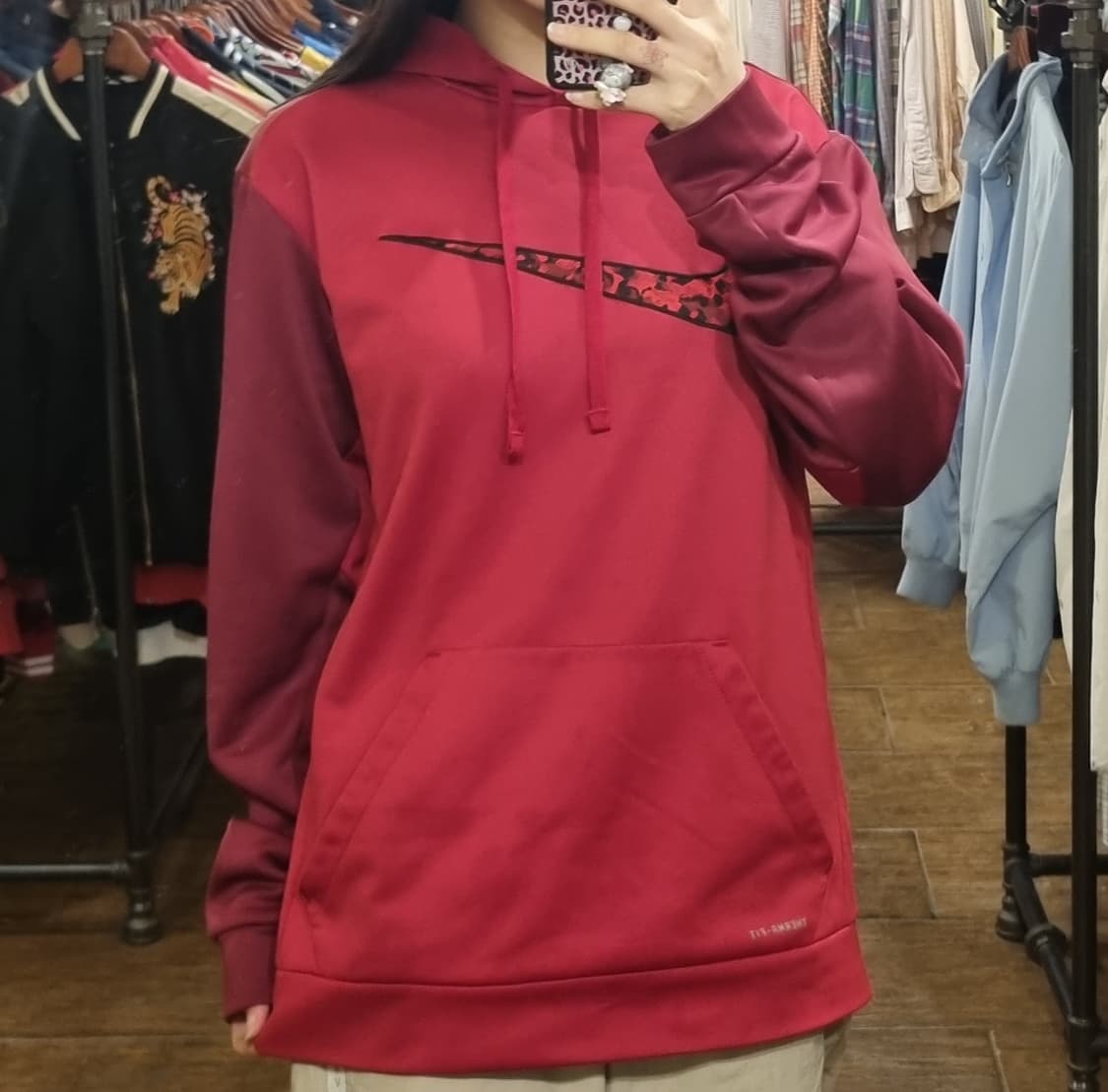 [Hi] nike 나이키 후드티 레드 상품이미지1