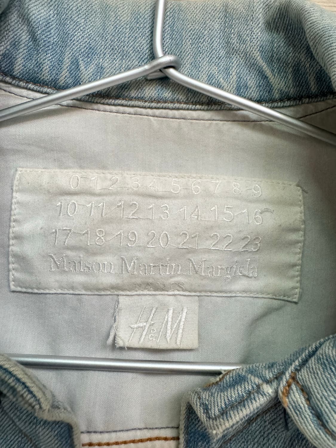 마르지엘라 h&m 데님 자켓 M 상품이미지2