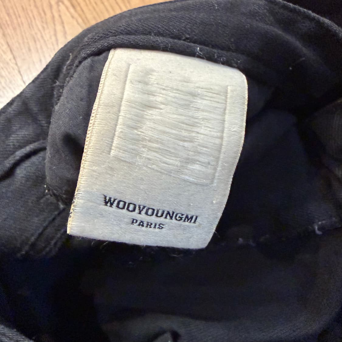 우영미 사이드 포켓 흑청 데님 팬츠  상품이미지3