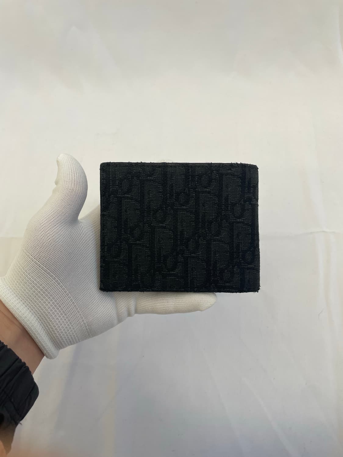 디올 오블리크 자카드 반지갑 블랙 [os] 상품이미지2