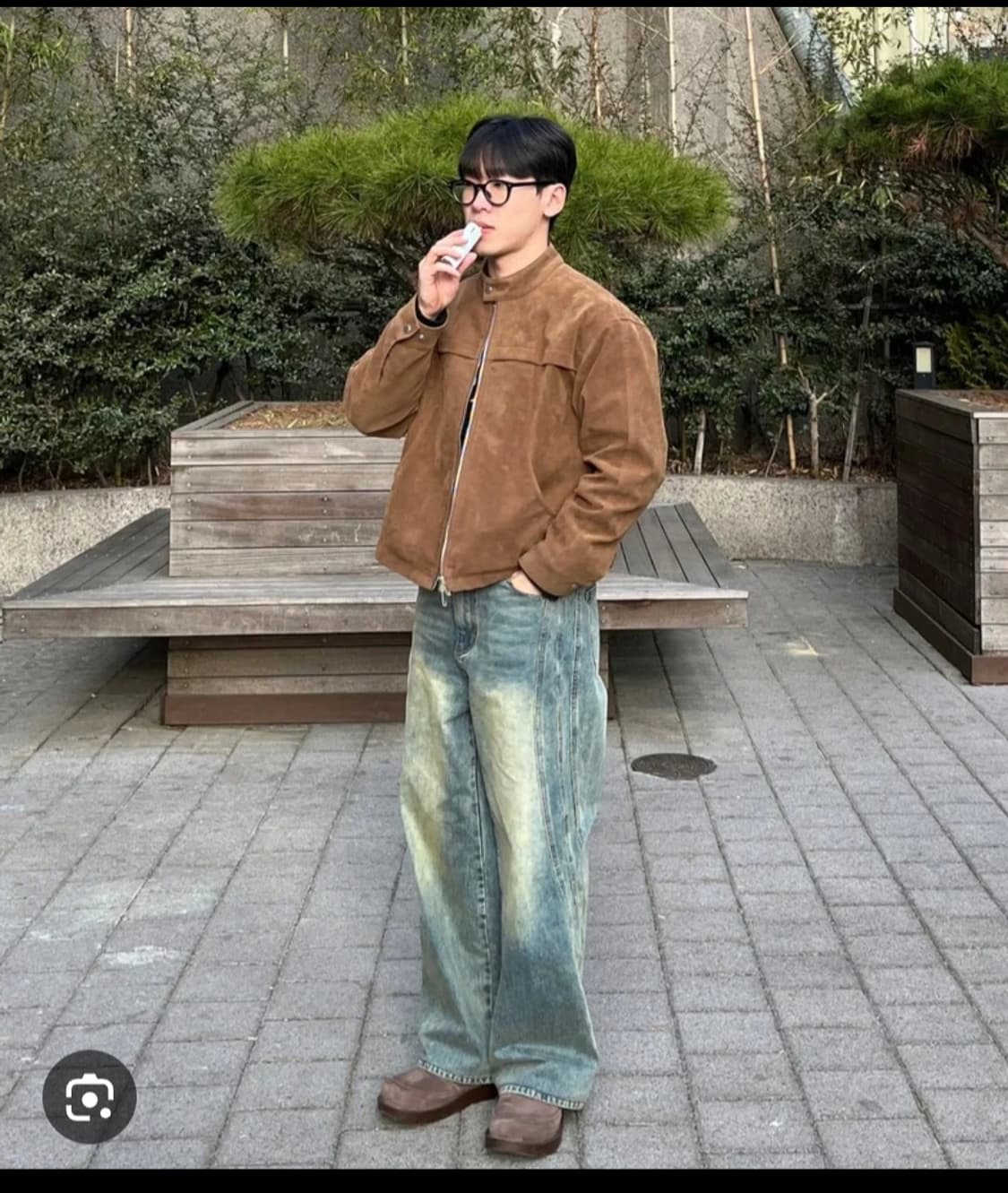 (새 상품) 라퍼지스토어 바이커 레이싱 스웨이드 자켓 상품이미지1