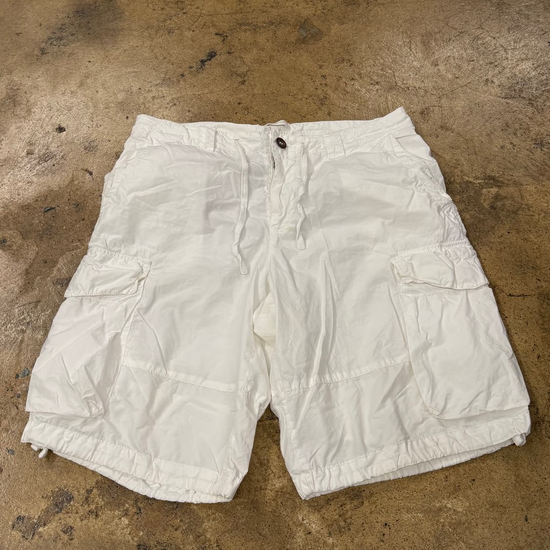 [정품/84] C.P.컴퍼니 화이트 면 카고 반바지 b8 상품이미지2