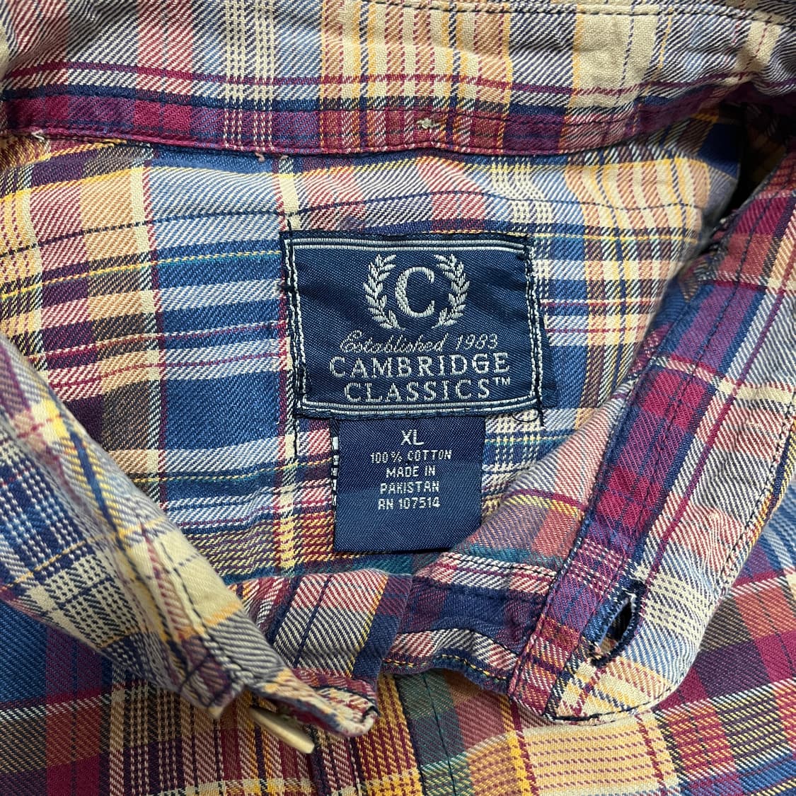 90s CAMBRIDGE CLASSICS  캠프릿지클래식 워크 셔츠  상품이미지10