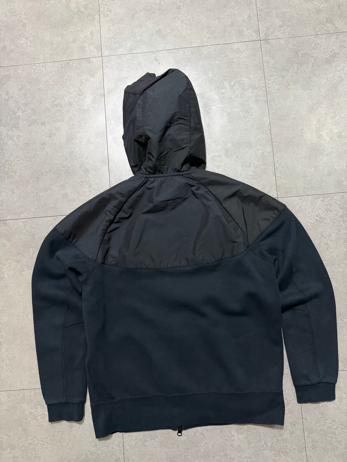 나이키 테크팩  빈티지  블랙컬러  스웻 후드집업 자켓  100size  상품이미지5