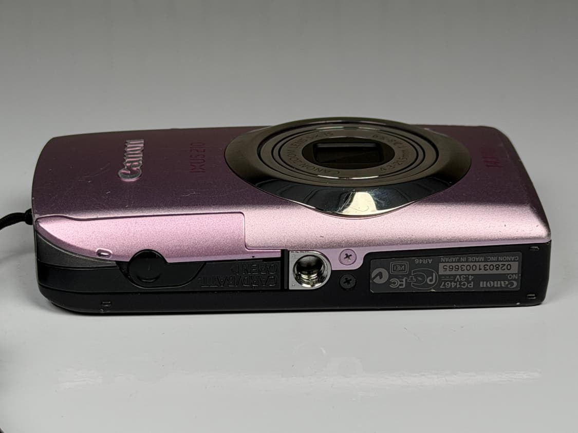 캐논 IXUS 익서스 210 IS 핑크 레트로 빈티지 카메라 한글판 상품이미지5