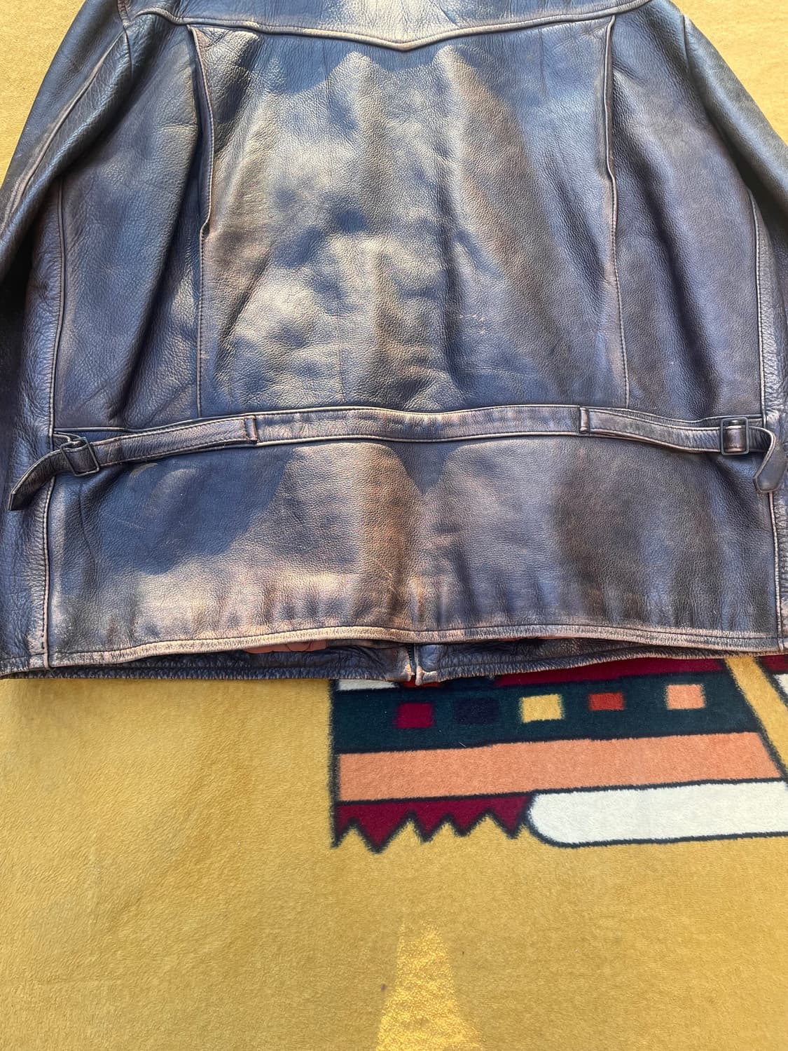 바나나리퍼블릭 빈티지 브라운 웨스턴레더자켓 상품이미지9