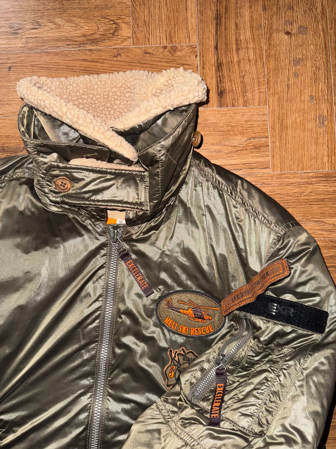 EXR 패치 항공점퍼 상품이미지6