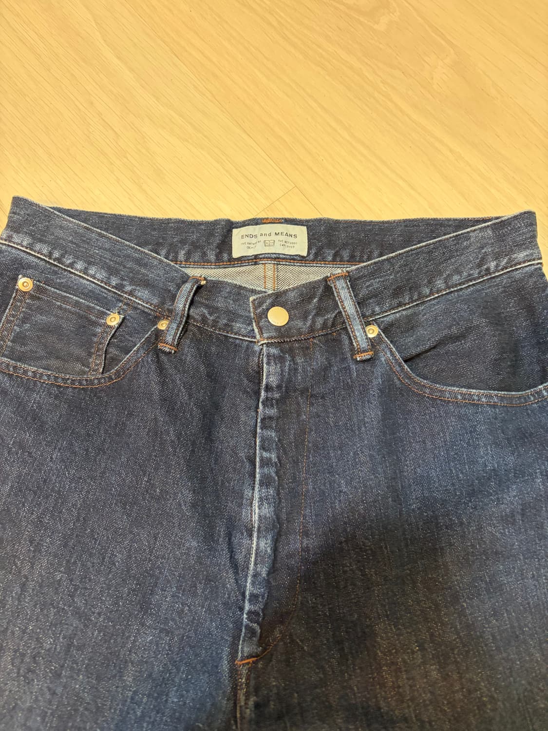 ends and means 5p denim washed indigo 상품이미지3