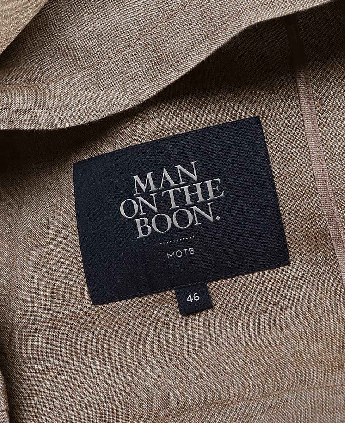 맨온더분 [Man On The Boon] 린넨 클래식 벨트 사파리 자켓 상품이미지7