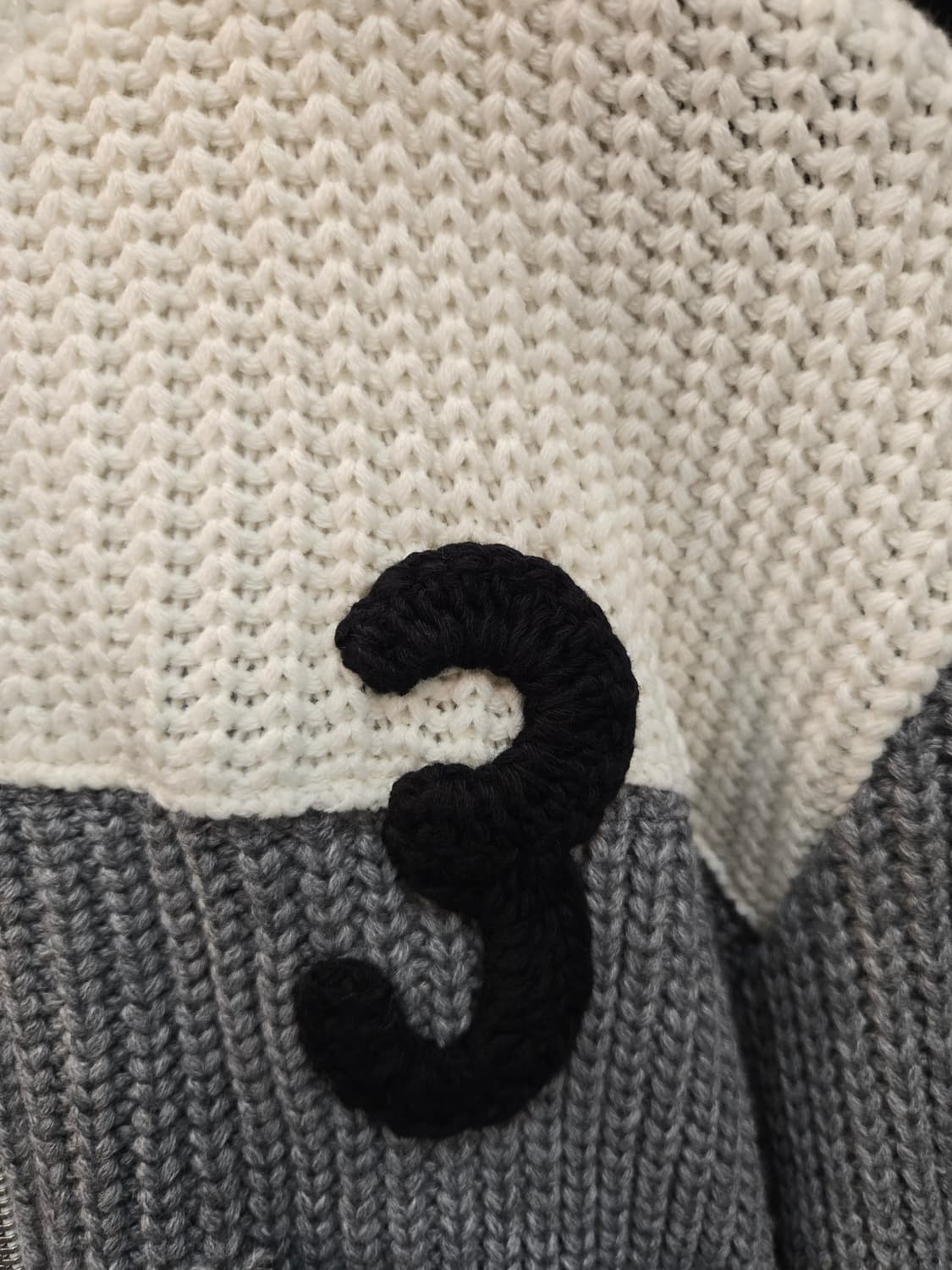 [쿨거환영] KIJUN 크로셰 니트 크롭 후드 집업 상품이미지5