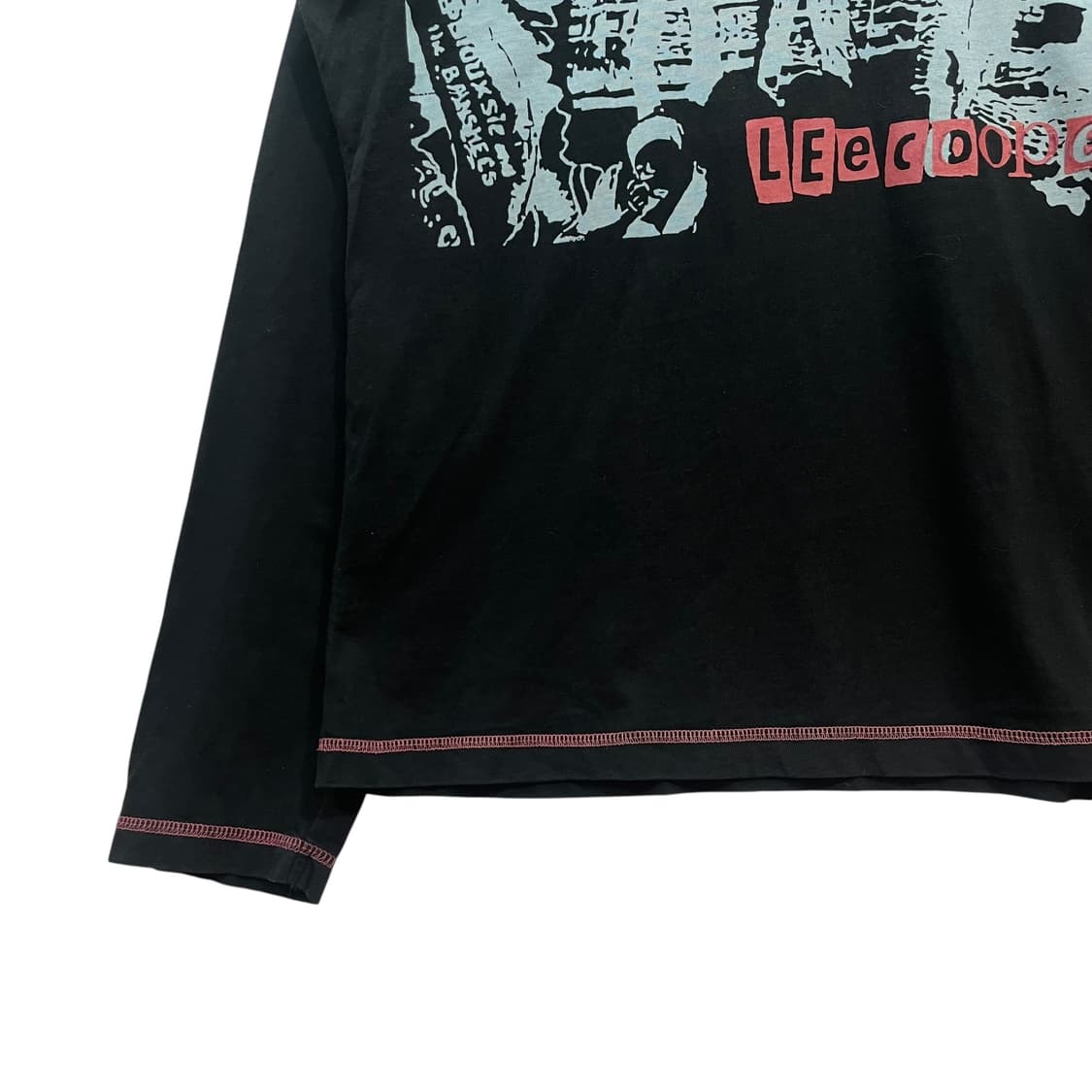 Lee Cooper Graphic V-Neck Long Sleeve T 상품이미지3