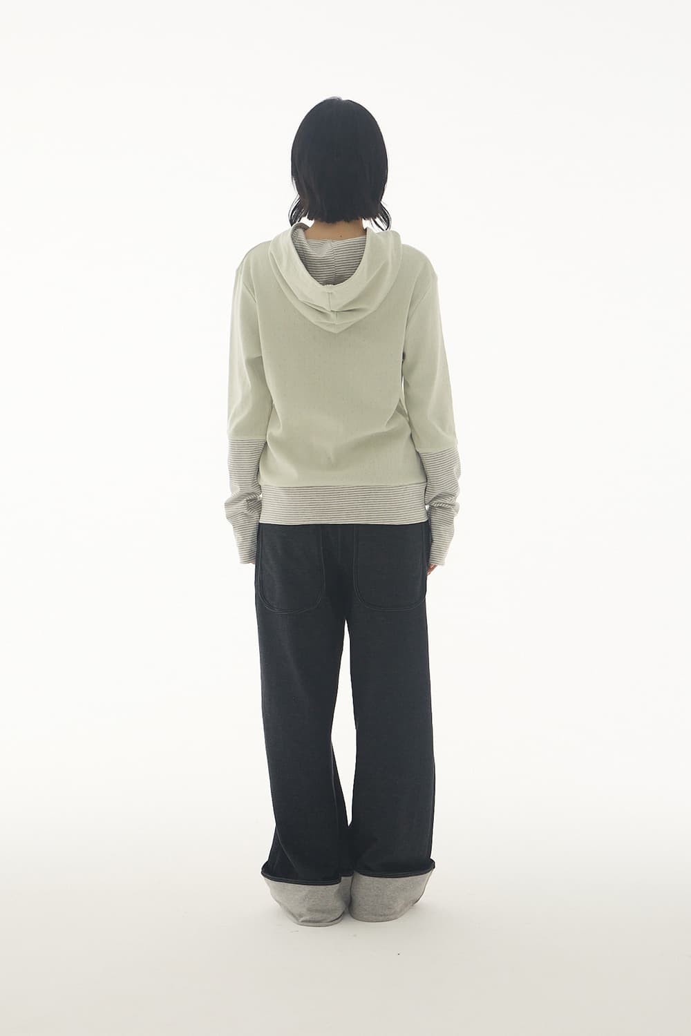 ExpiredGirl MILKY COMBI HOODIE ZIP-UP 상품이미지3