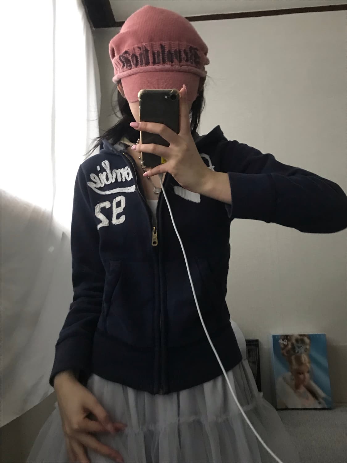 아베크롬비 네이비 후드집업 상품이미지3