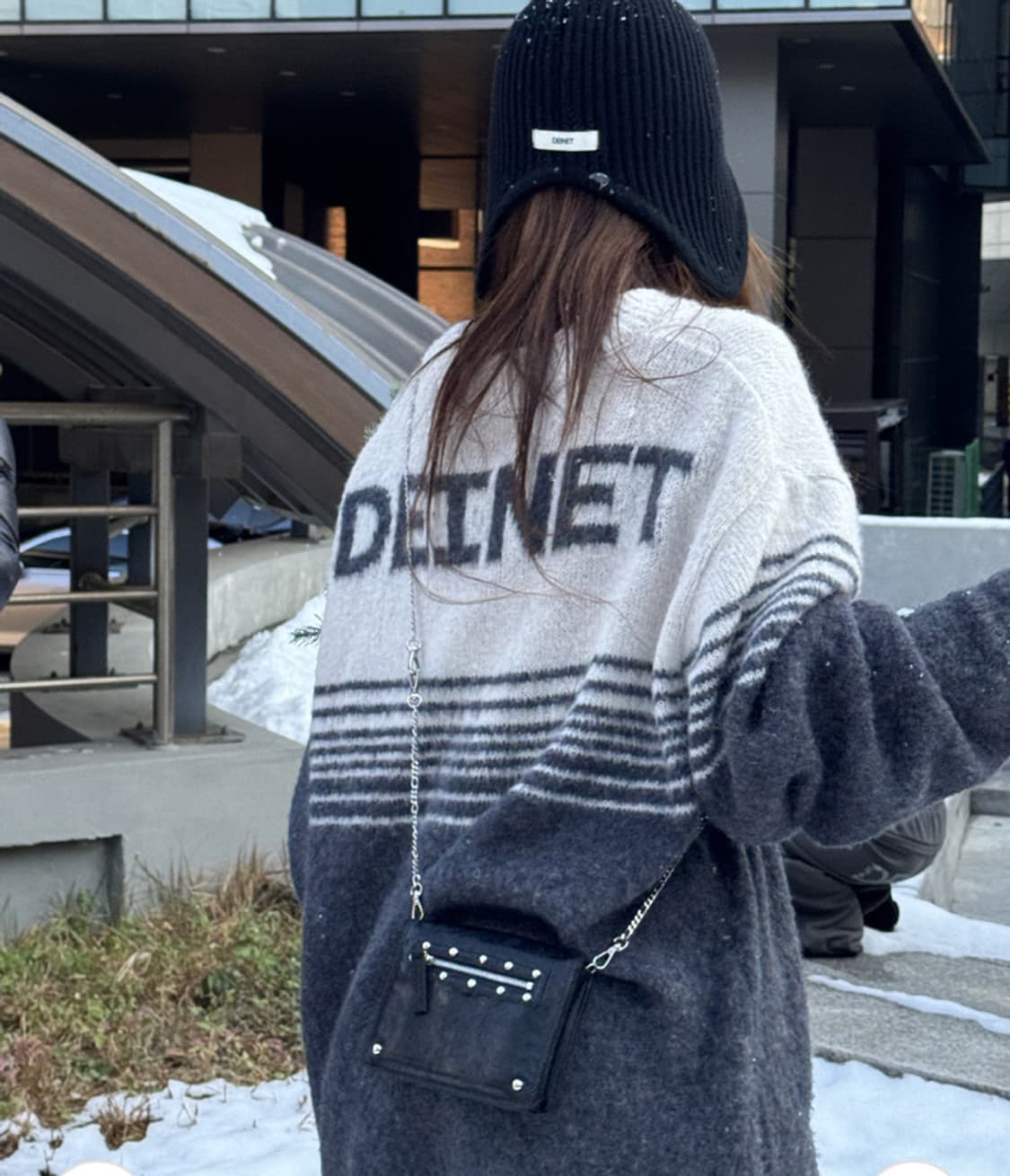 다이닛 DEINET 티라미수 스트라이프 니트 상품이미지6