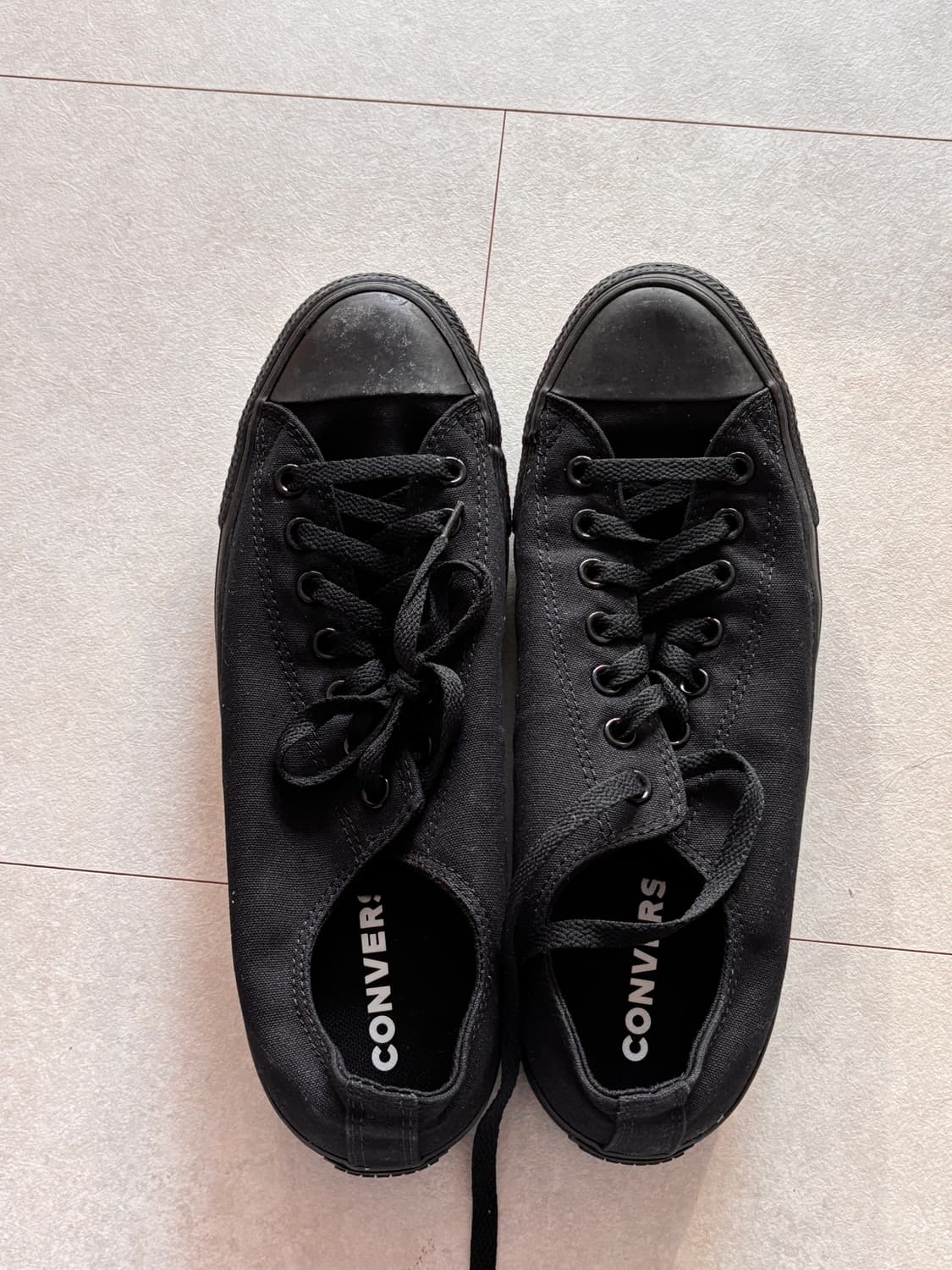 크롬하츠 아들내미도 다시 신는 올스타 로우 - 올블랙 290 상품이미지3