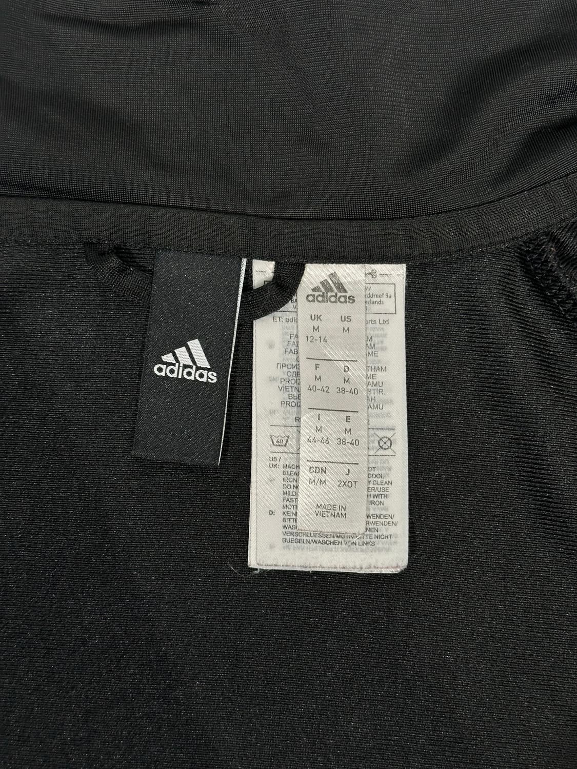 아디다스 블랙 화이트 삼선 스몰 로고 트랙탑 져지 M 상품이미지7