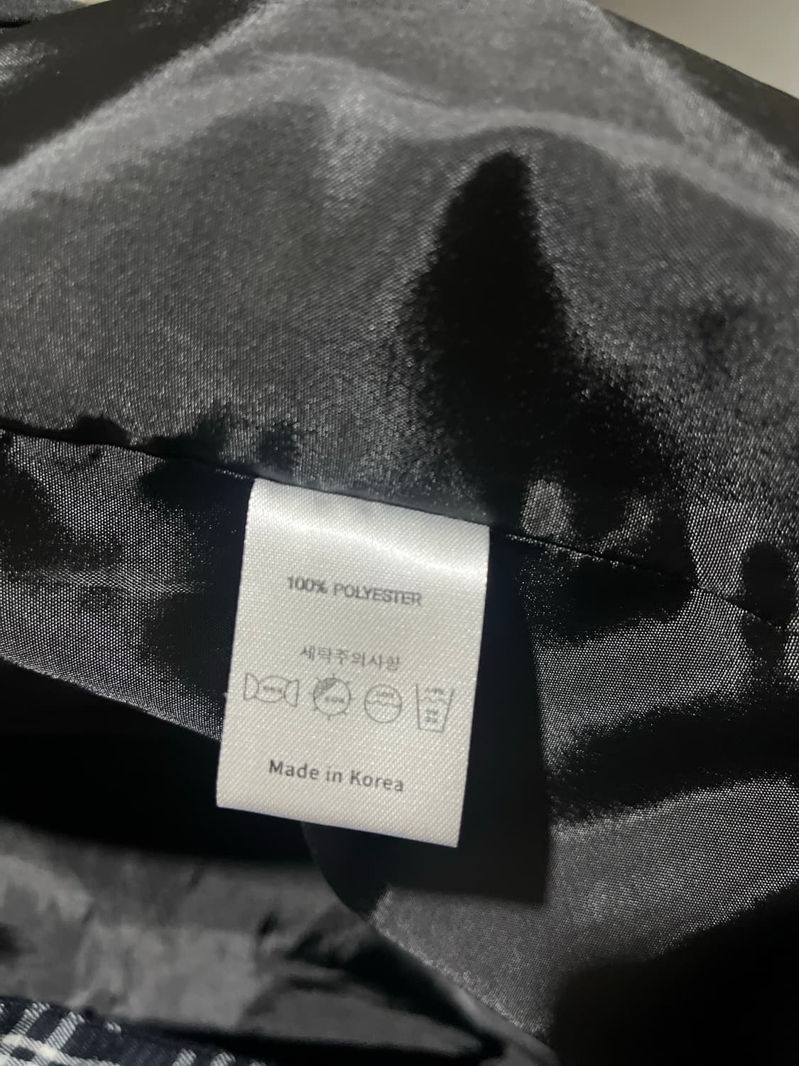 레터프롬문 반반 체크 자켓 상품이미지3