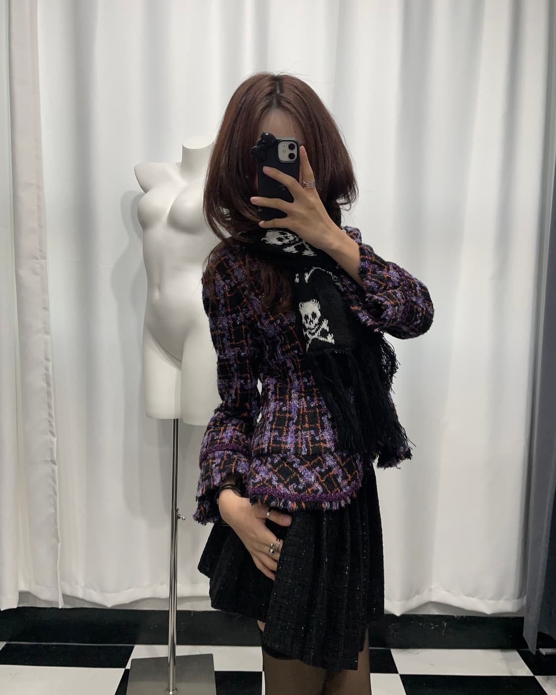 🎸바이올렛 트위드 자켓🎸 상품이미지2