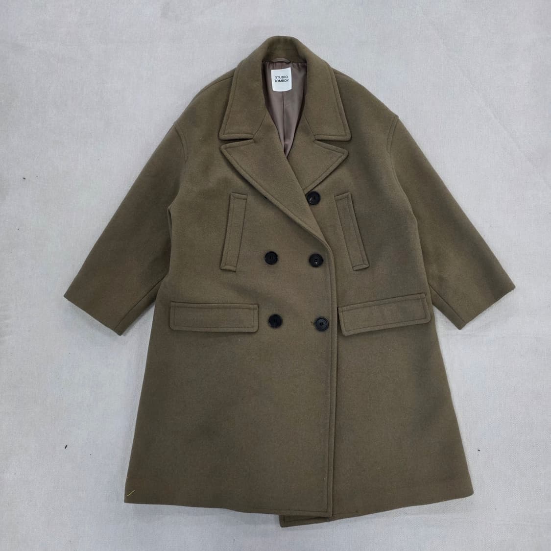 [80] 스튜디오 톰보이 울 더블코트 자켓 1230J 상품이미지1