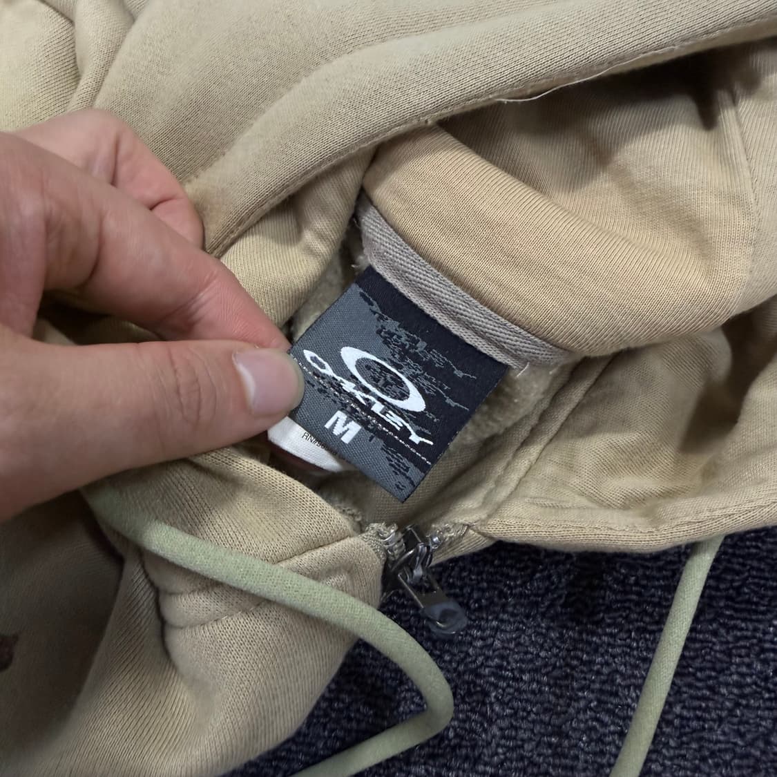 오클리 아카이브 베이지 후드집업  상품이미지10