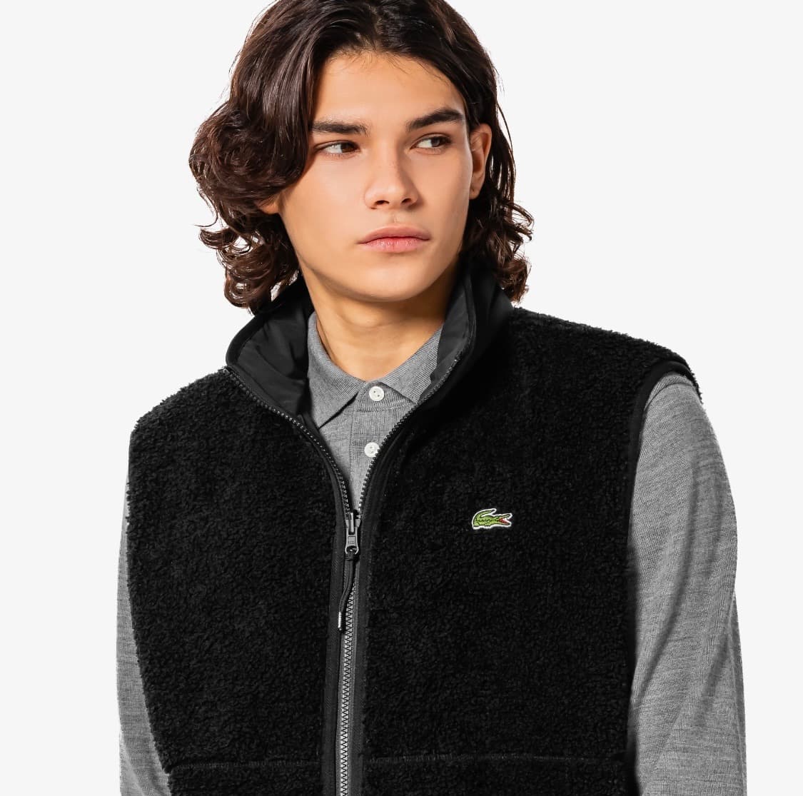 라코스테 남성 양털 리버시블 조끼 (새상품,미착용,텍포함) 상품이미지4