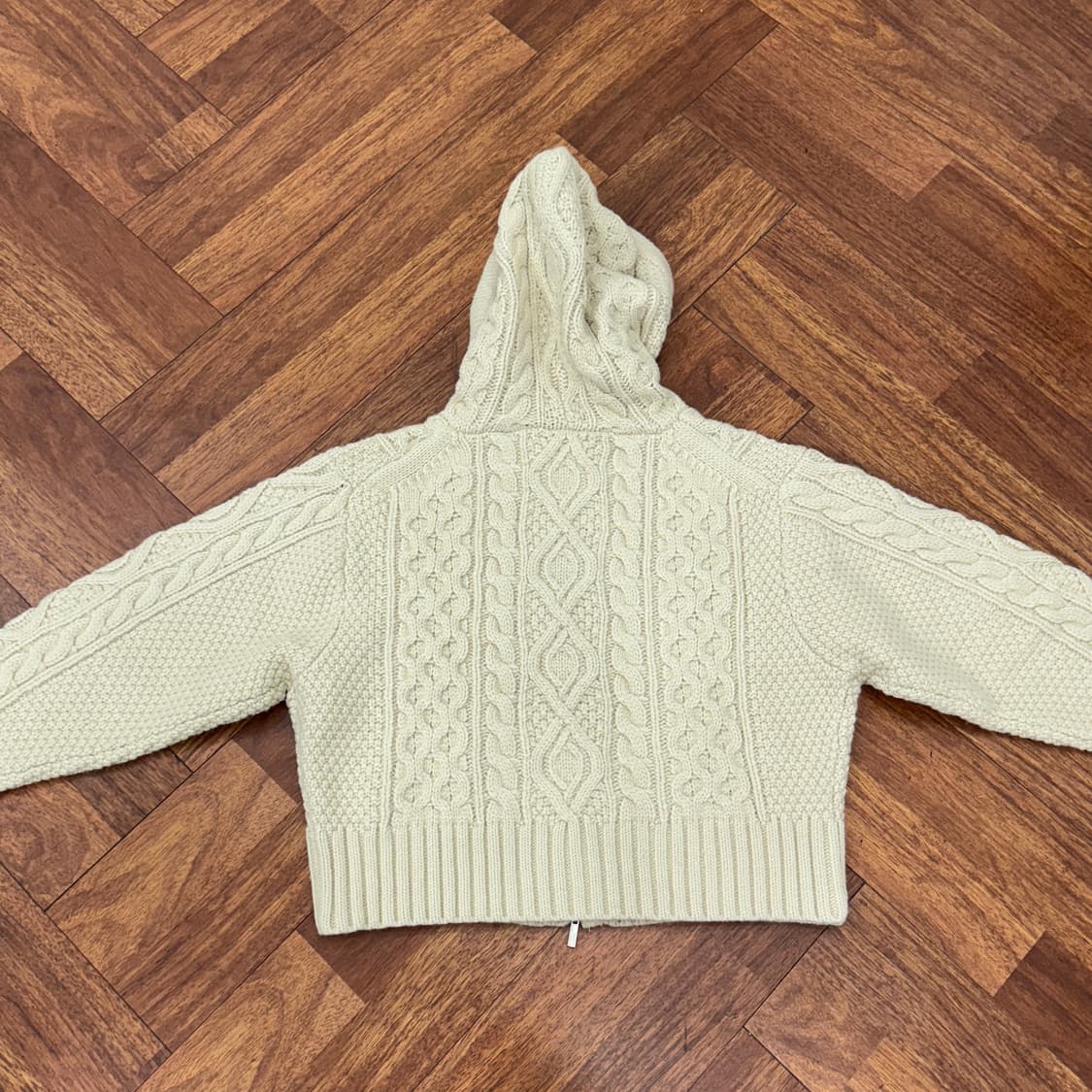 여성용 FREE CLUNY 클루니 케이블 투웨이 니트 집업  상품이미지2