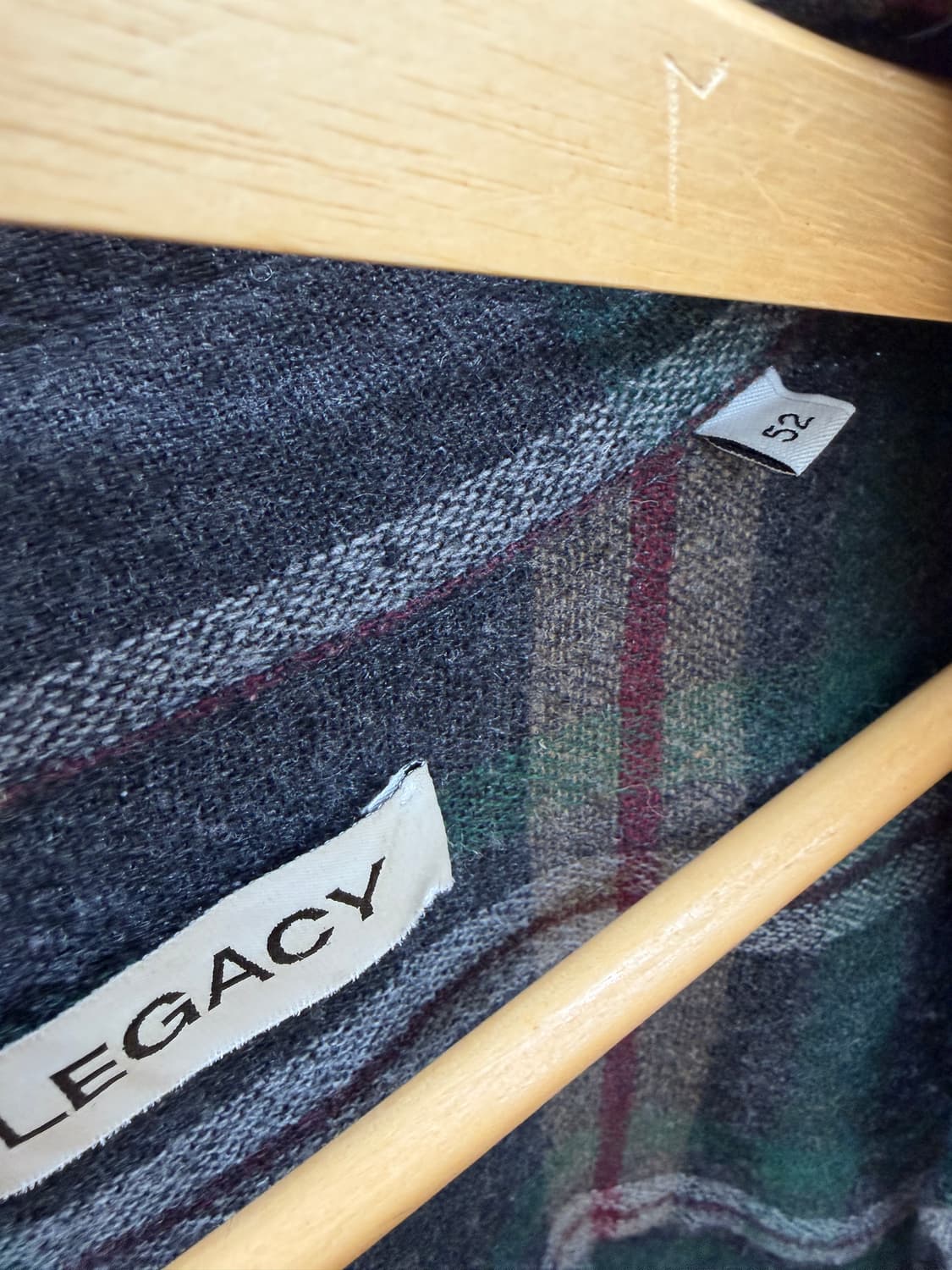 아워레가시 보로우드 BD셔츠 그린 펍 체크 52 상품이미지2