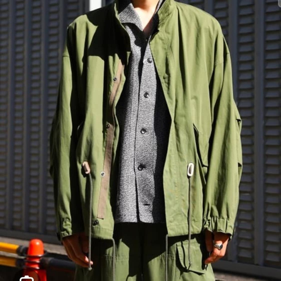 마카웨어 숏 모즈 오가닉코튼 자켓 상품이미지2