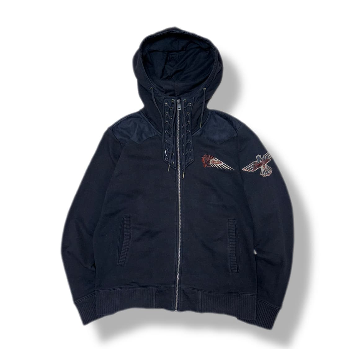 인디안 모터사이클 아일렛 후드집업  상품이미지2