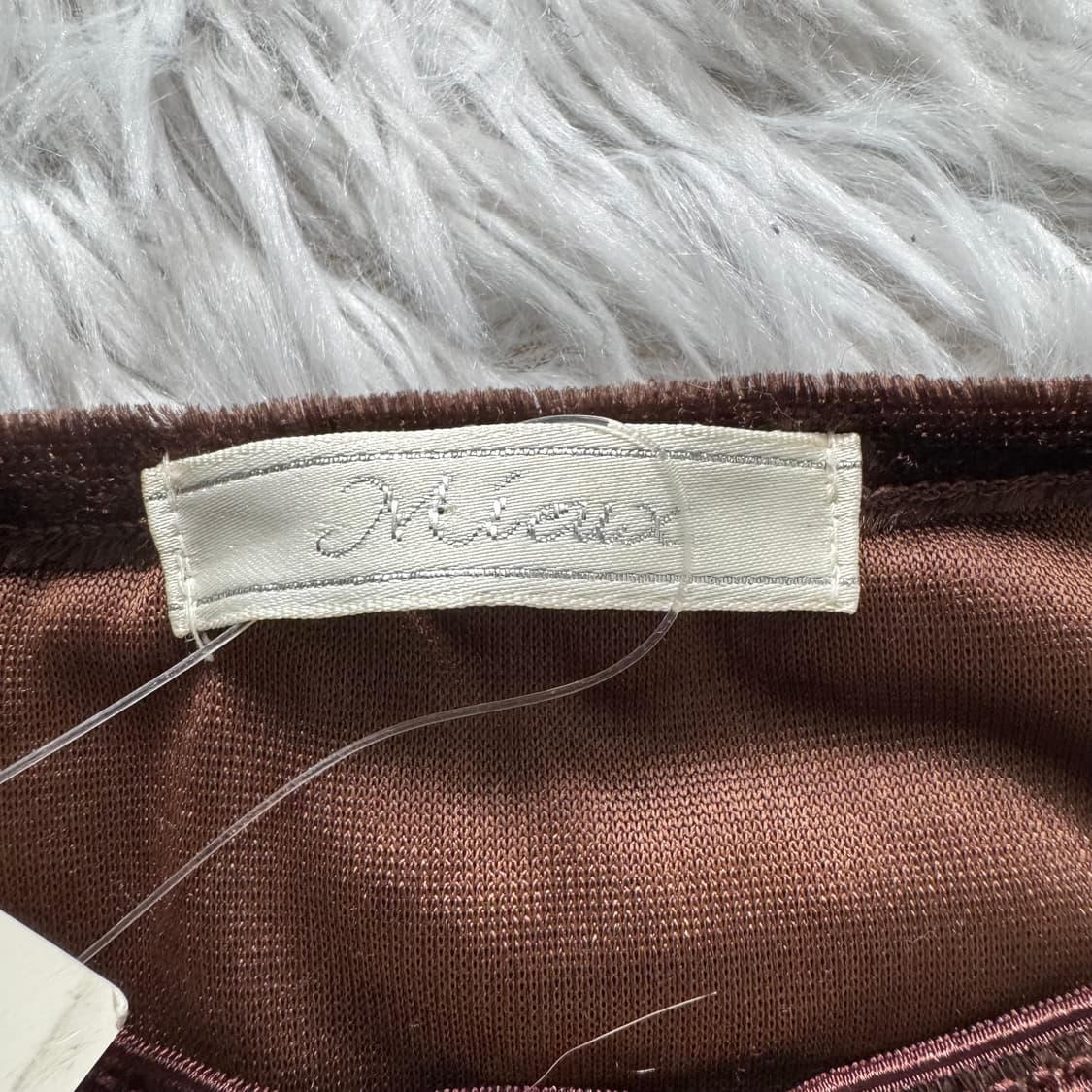 MIEUX 일본빈티지 벨벳 나시 y2k 빈티지나시 미사용제품 M 37 상품이미지4