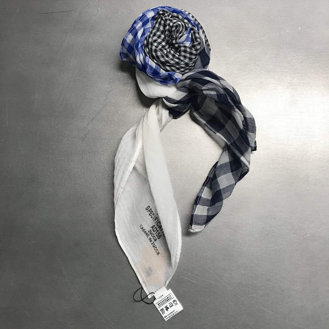 ZUCCA 주카 배색 스카프  상품이미지1