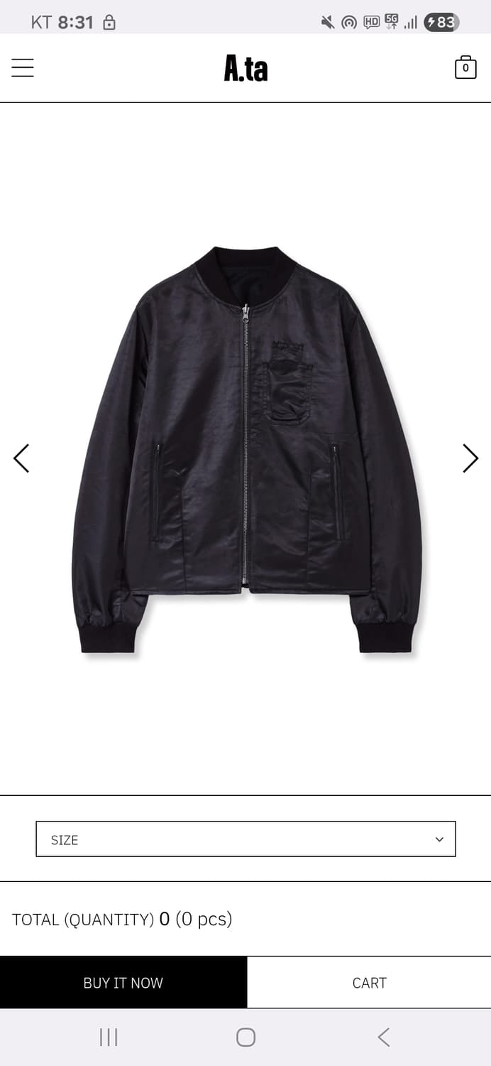 A.ta ma1 s사이즈 상품이미지1