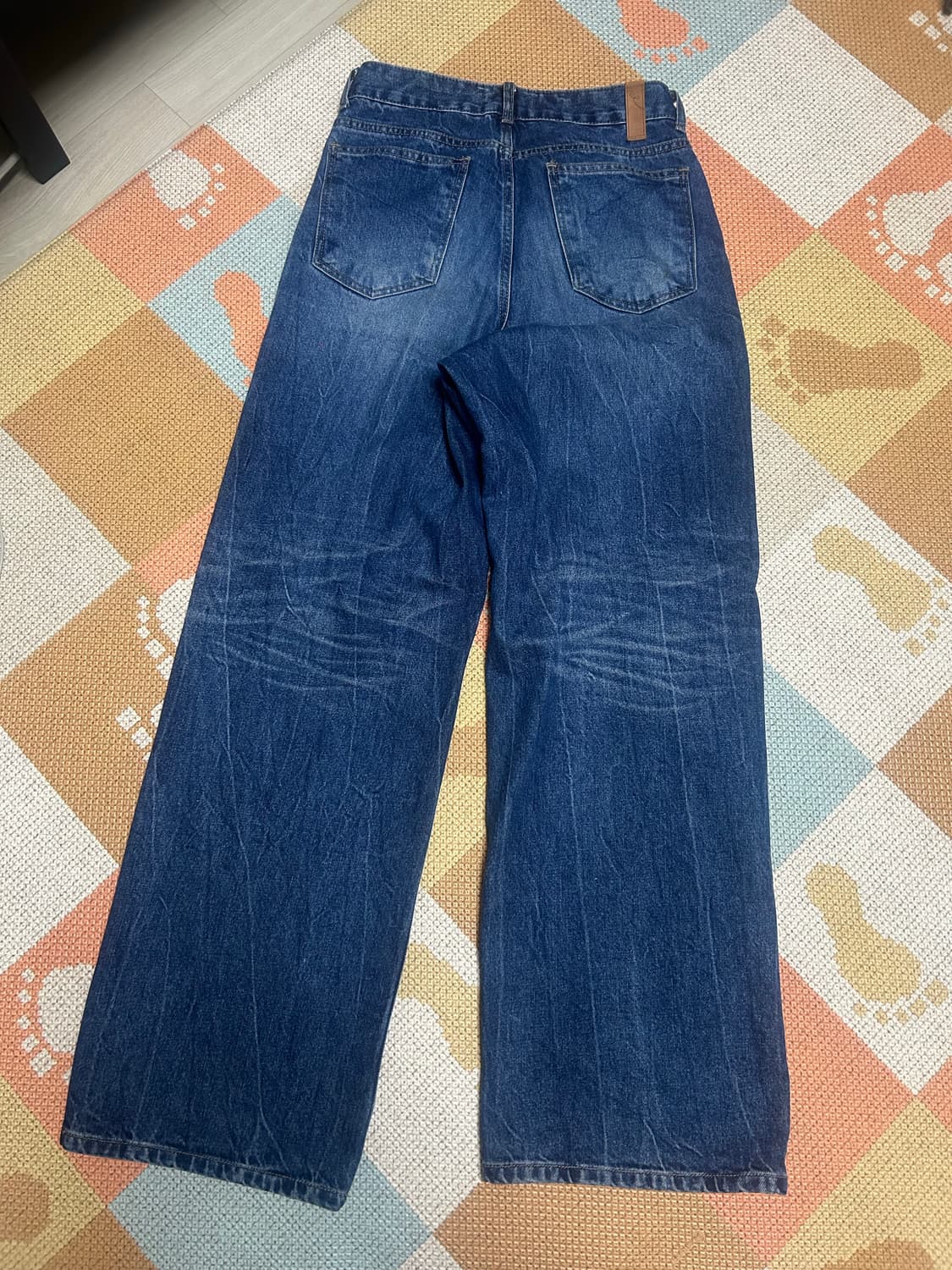 (44)엘무드 맥스와이드 데님 팬츠 소닉 블루  엘무드 맥스 와이드 핏 상품이미지5