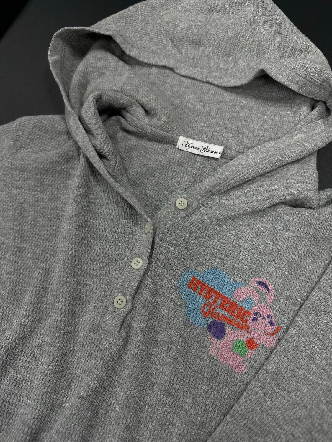 히스테릭 글래머 버니 로고 니트 후드 상품이미지5