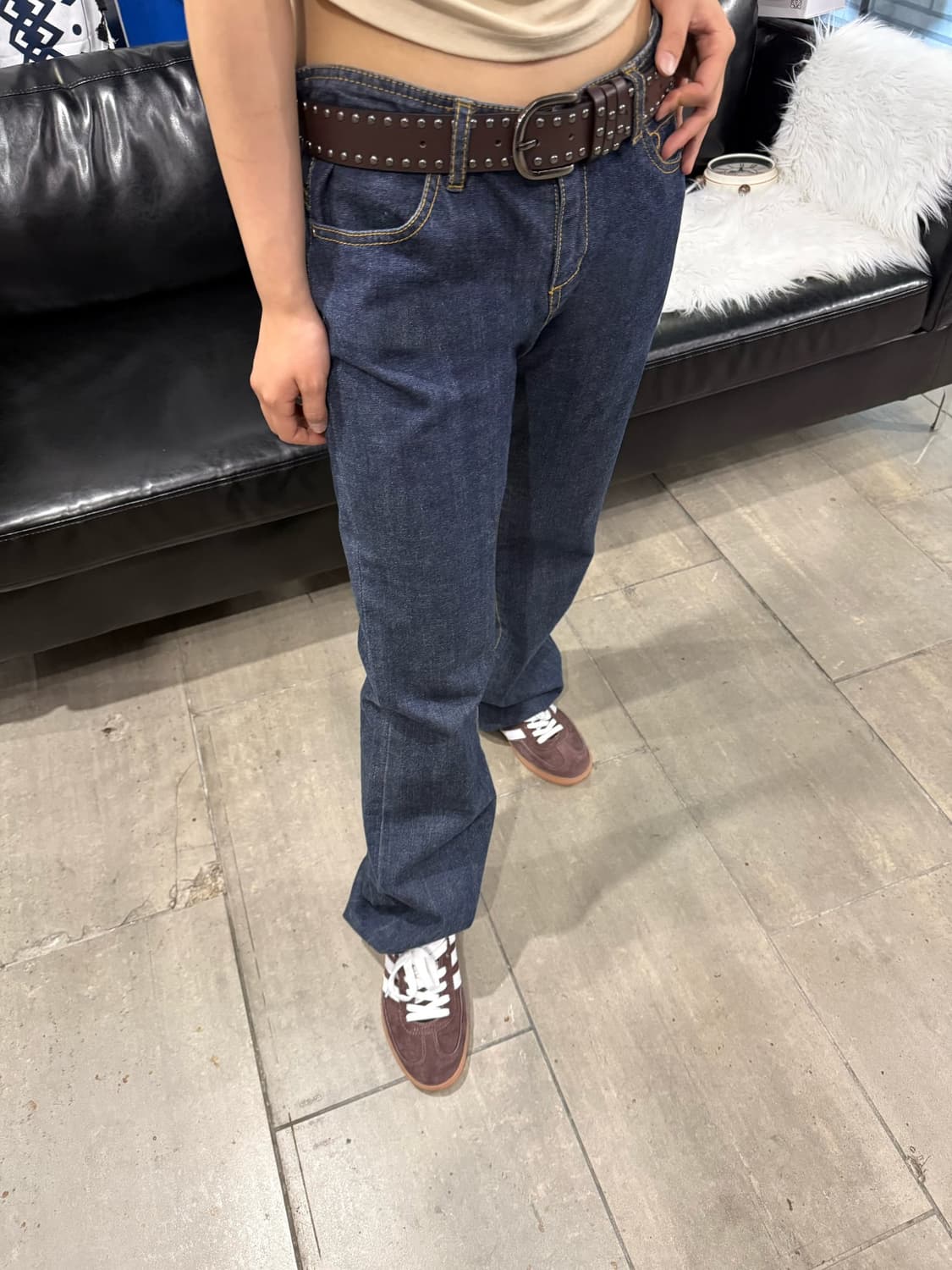 Trussardi 데님 팬츠 진청 세미 부츠컷 상품이미지2