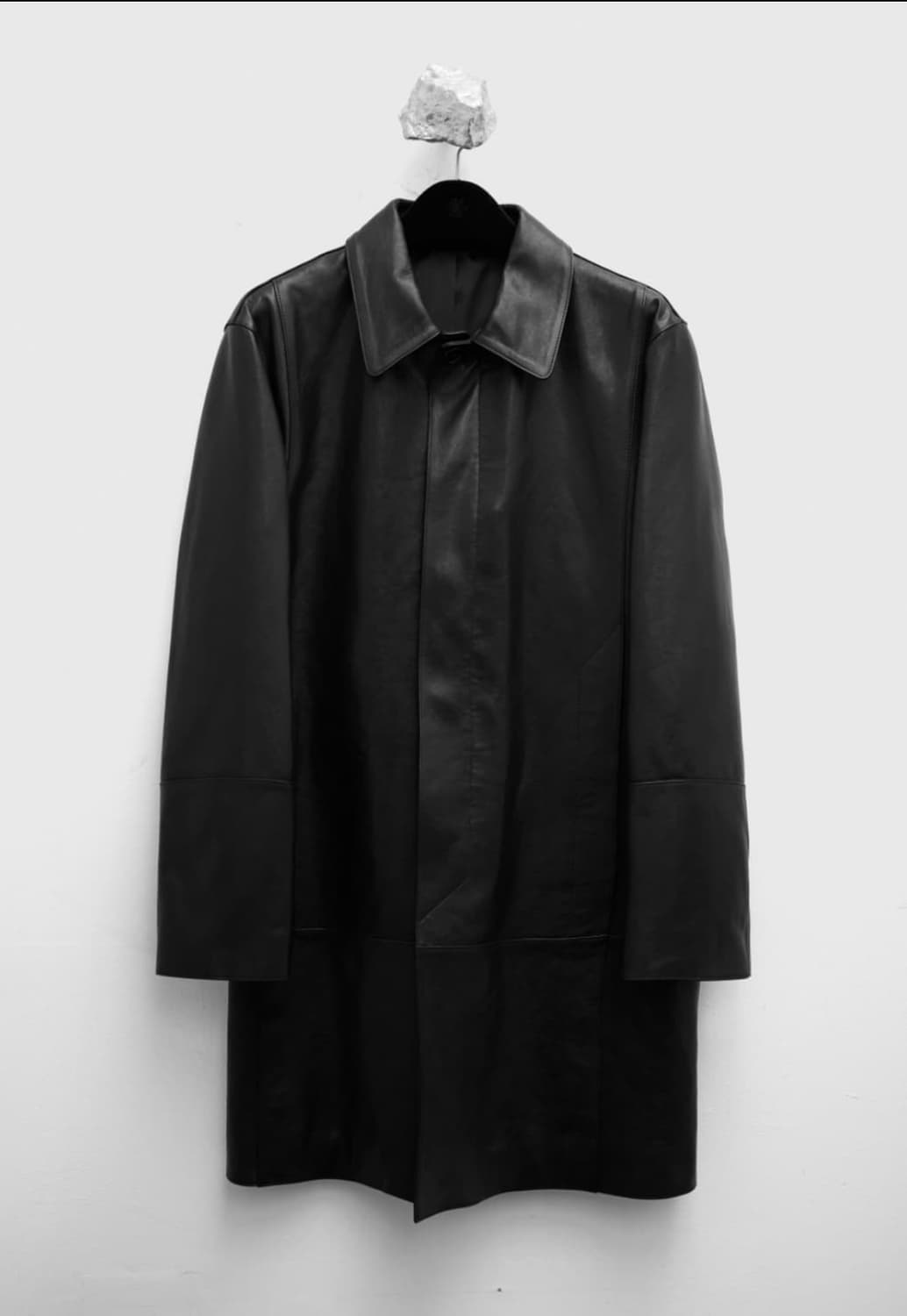 유스 레더 카코트 블랙 S사이즈 상품이미지2