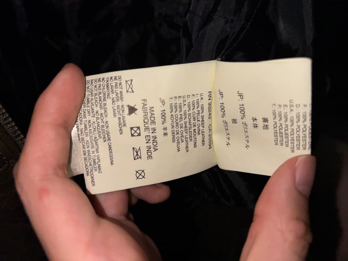 디젤 양가죽 자켓 상품이미지5