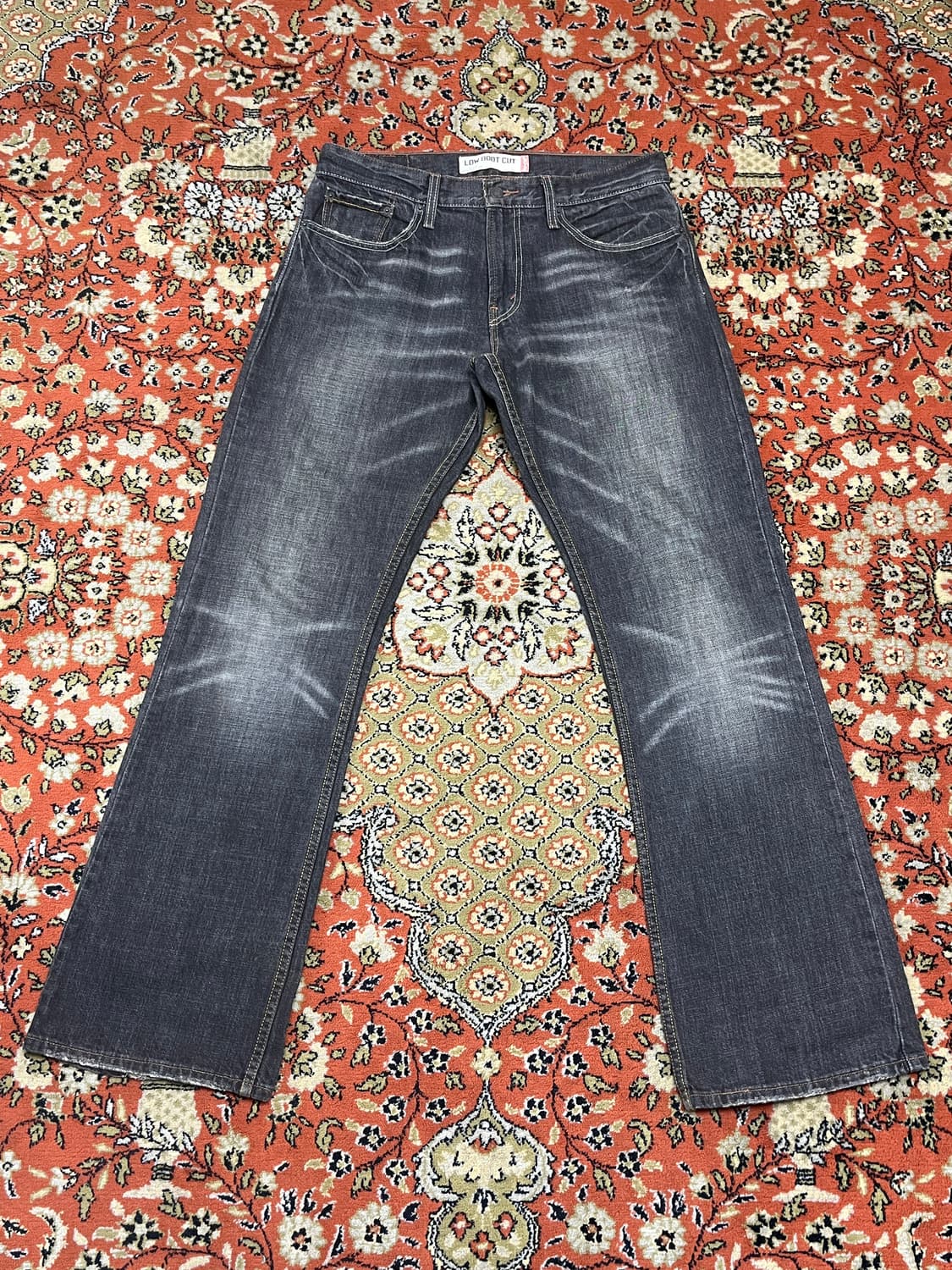 [32] 리바이스 527 흑청 부츠컷 플레어진 데님팬츠 상품이미지1