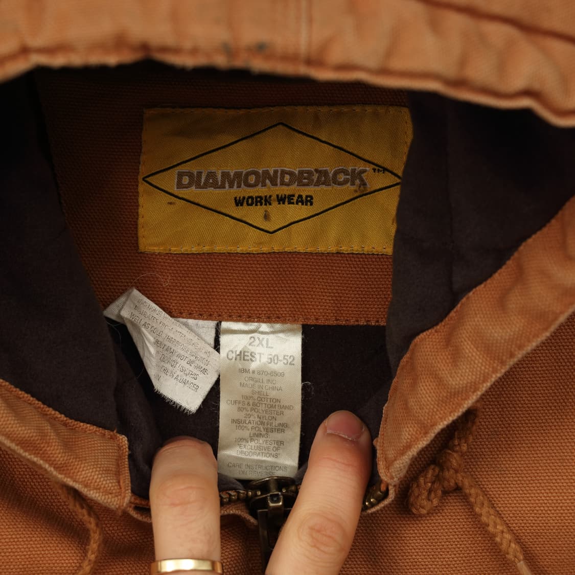 DIAMOND BACK 덕 액티브 워크자켓 3XL B45 상품이미지5