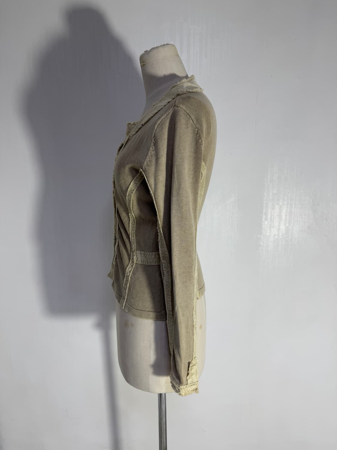 빈티지 프린지 니트 자켓 y2k goa 아방가르드 상품이미지4