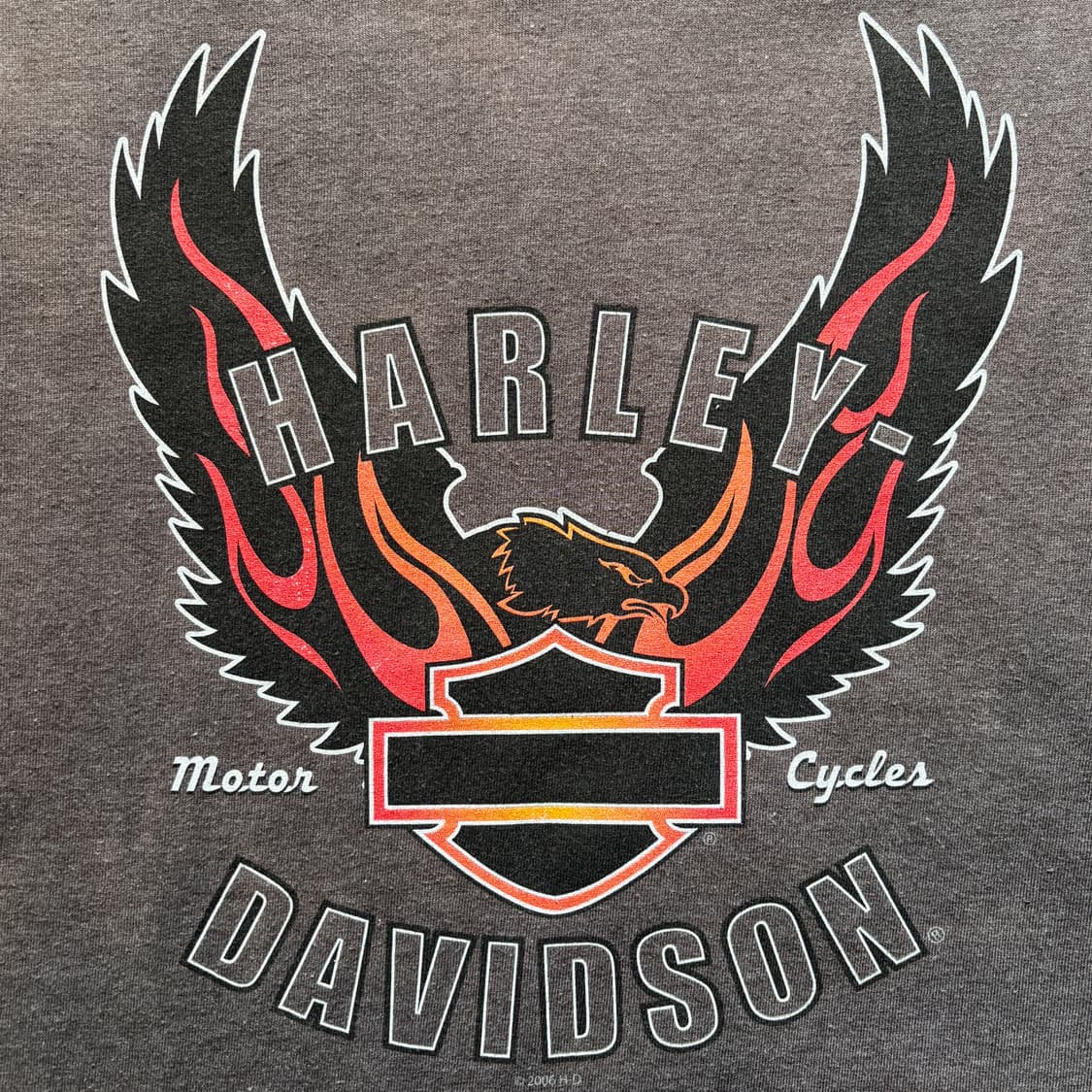 빈티지 할리데이비슨 플레임 롱슬리브 티셔츠 상품이미지3