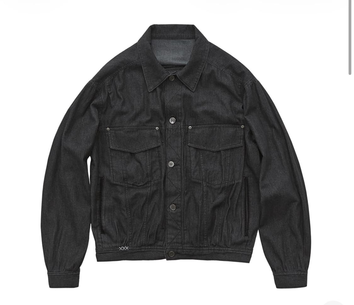 [4] 폴리테루 올드맨 데님 트러커 다크인디고 상품이미지1