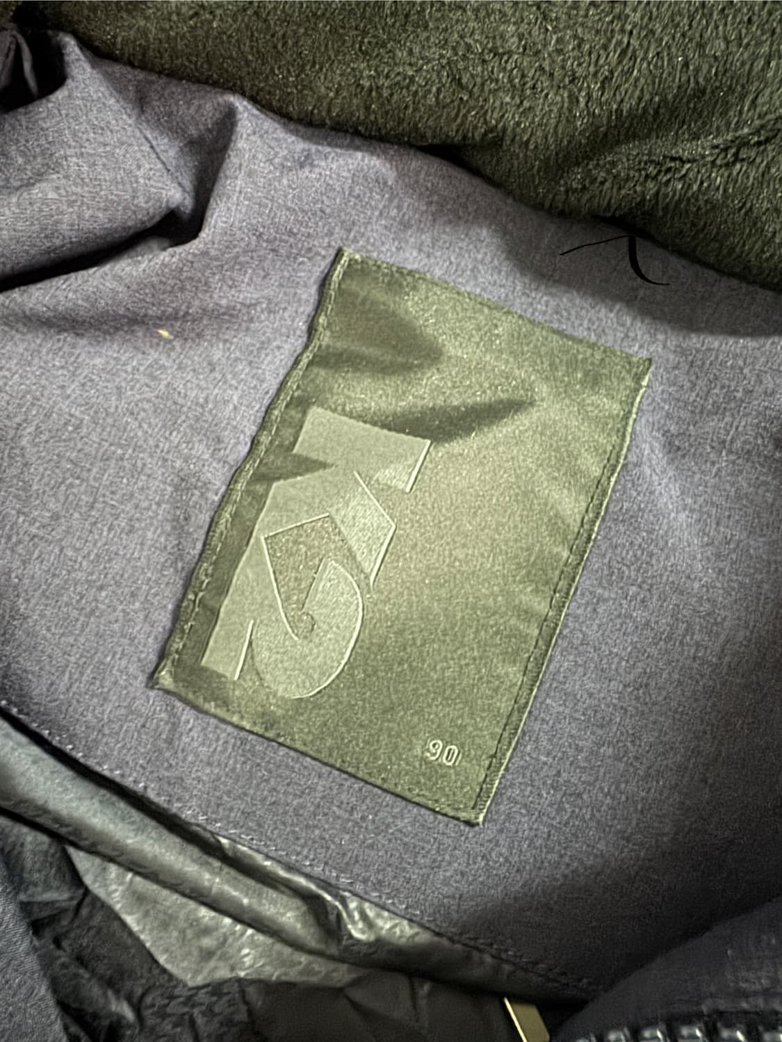 여성 k2 구스다운 퍼플 너구리털 후드 패딩 s 상품이미지3