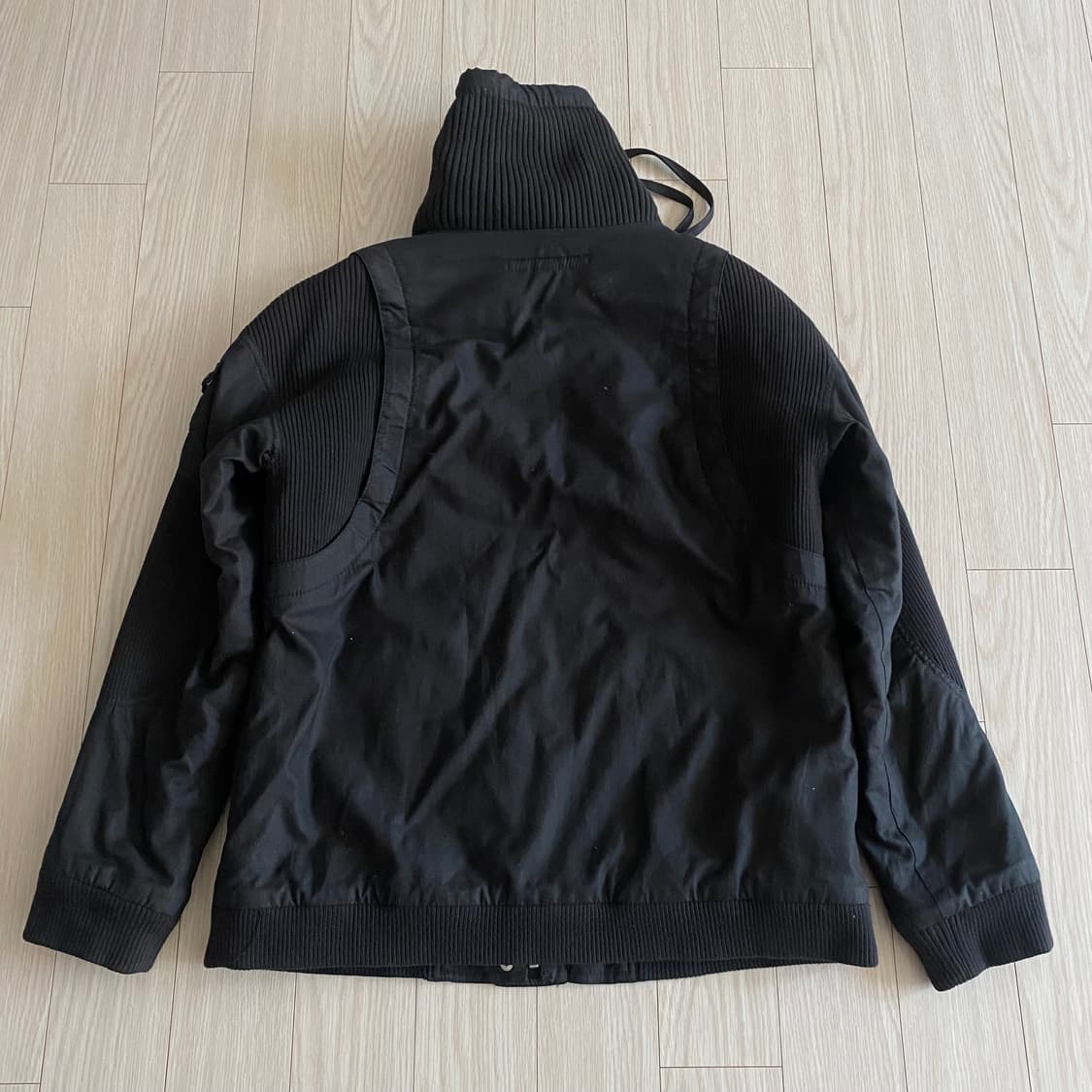 [L] 마크제이콥스 하이넥 바이커 니팅 자켓 상품이미지2