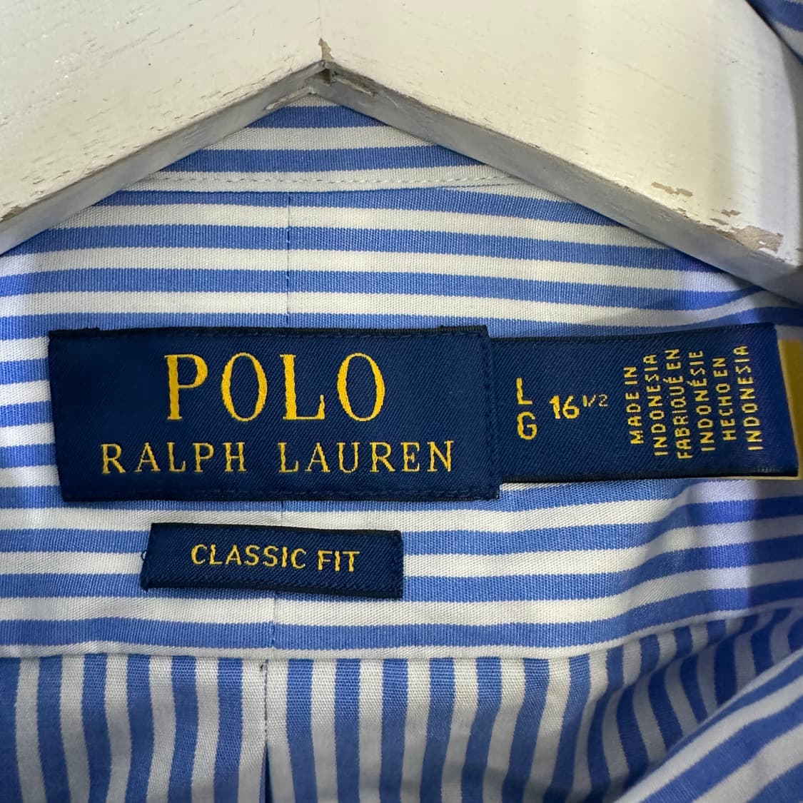 [L] 폴로 스트라이프 셔츠 상품이미지2