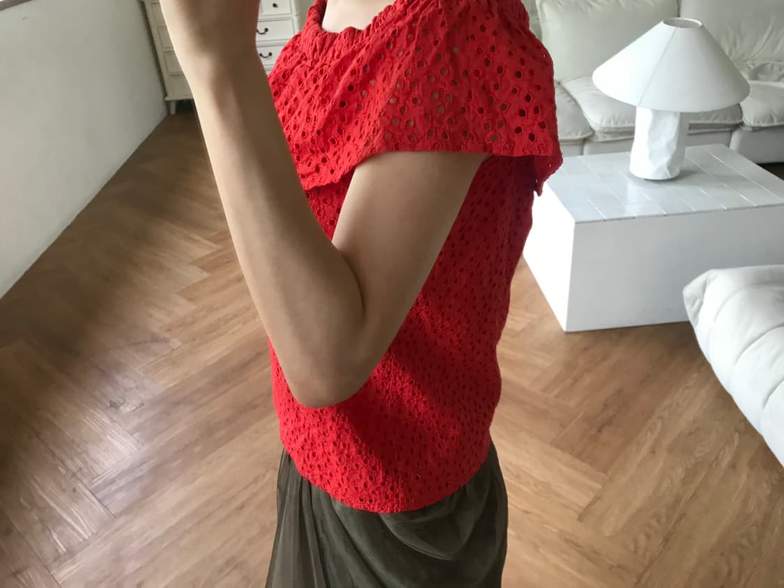 vintage eyelet top 상품이미지8