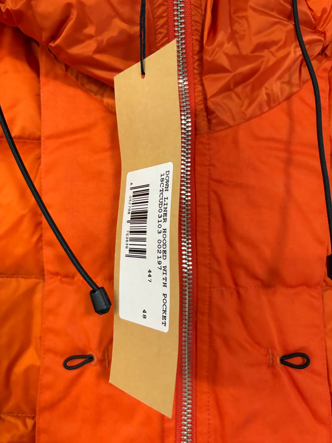 텐씨 경량패딩 이너패딩 오렌지 48 상품이미지3