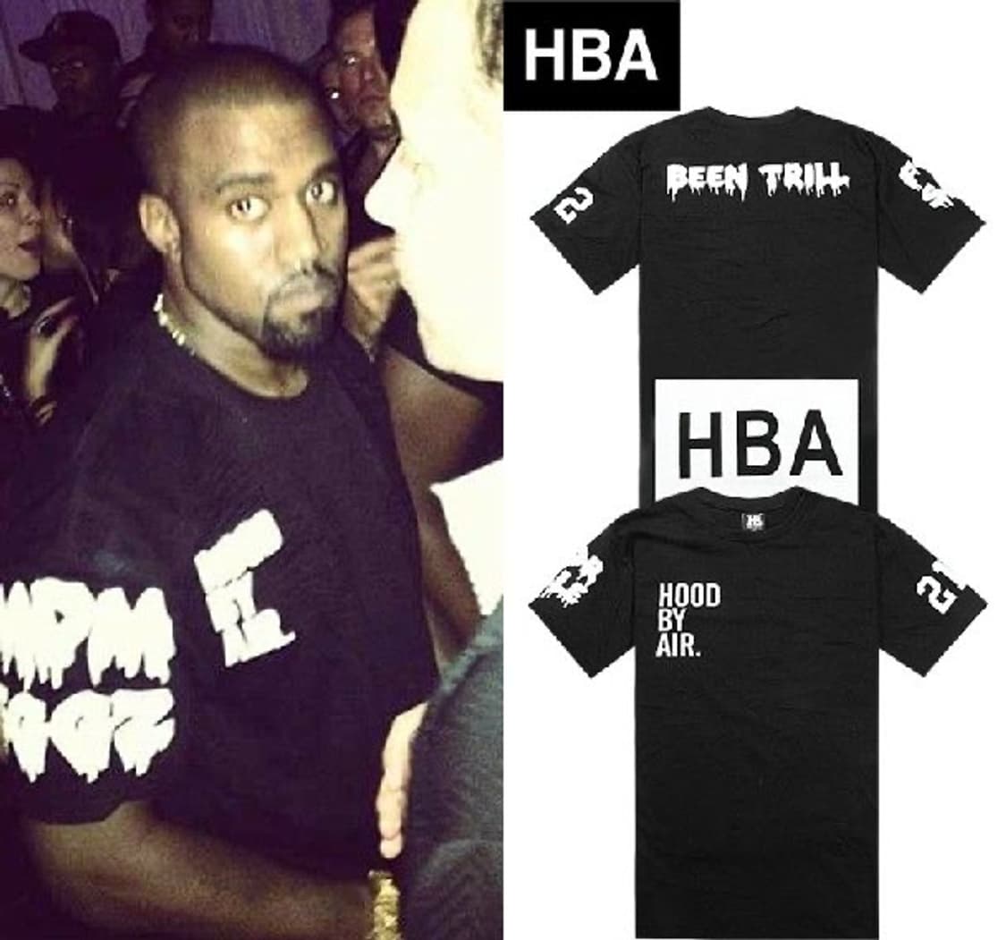 HOOD BY AIR x BEEN TRILL HBA x 빈트릴 티셔츠 상품이미지1
