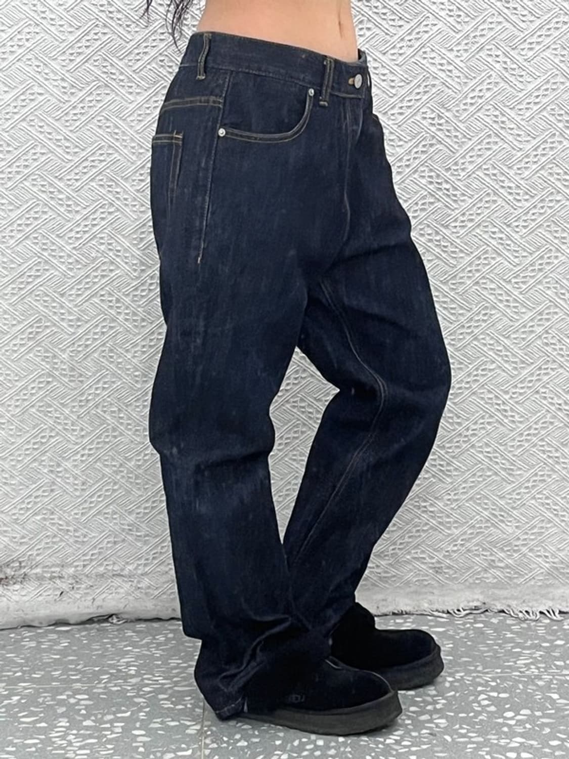 페이탈리즘 빈티지 모던 캐주얼 빅 데님팬츠 50 C10007 상품이미지1