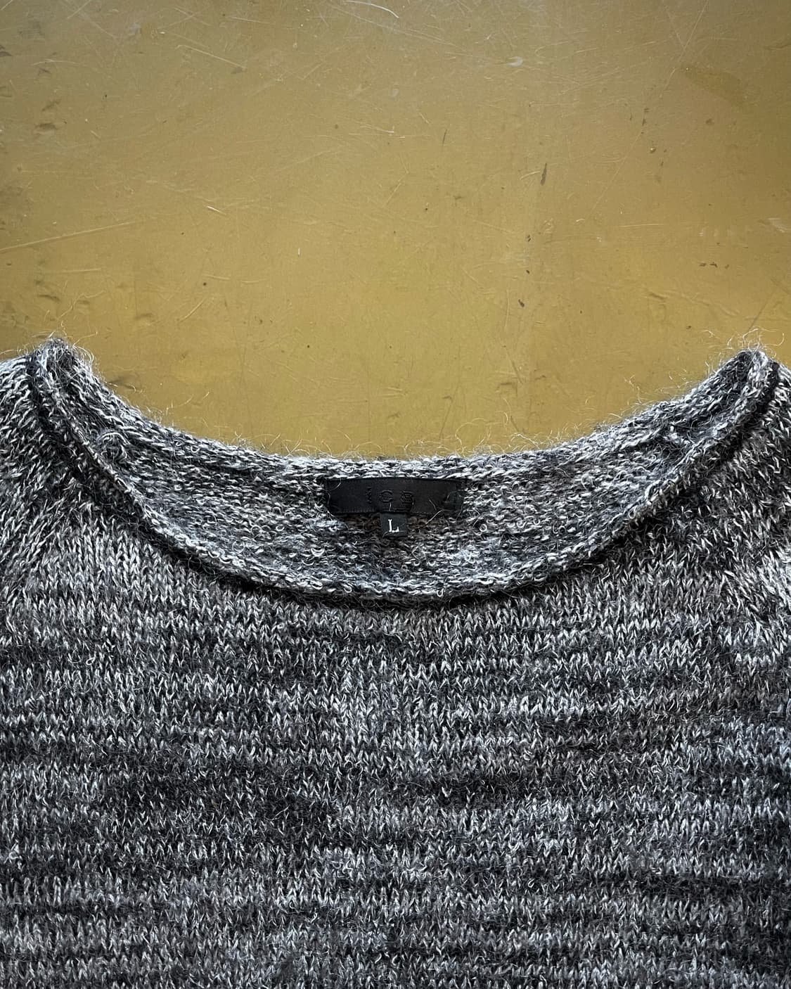ICB Japan Mohair Gray Knit Sweater 상품이미지4